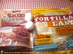 Tortilla Sandwich with Egg and Bacon