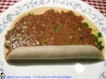 Tortilla Burrito with Ground Meat