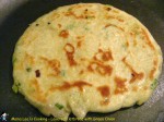 Layered Flat Bread with Green Onion