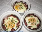 Baked Egg in Ham Cup