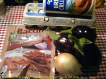 Eggplant Casserole with Bacon and Onion