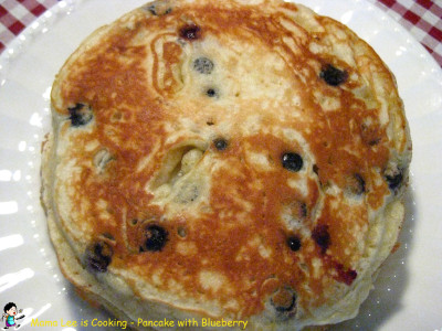 Pancake with Blueberry