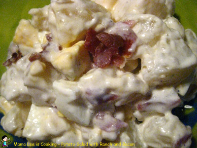 Potato Salad with Ranch and Bacon