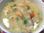 Corn Soup with Egg Drop and Crab Meat