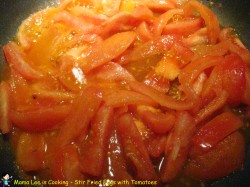 Stir Fried Eggs with Tomatoes