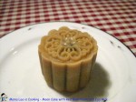 Moon Cake with Red Bean Paste and Egg Yolk