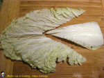 Chop Napa Cabbage