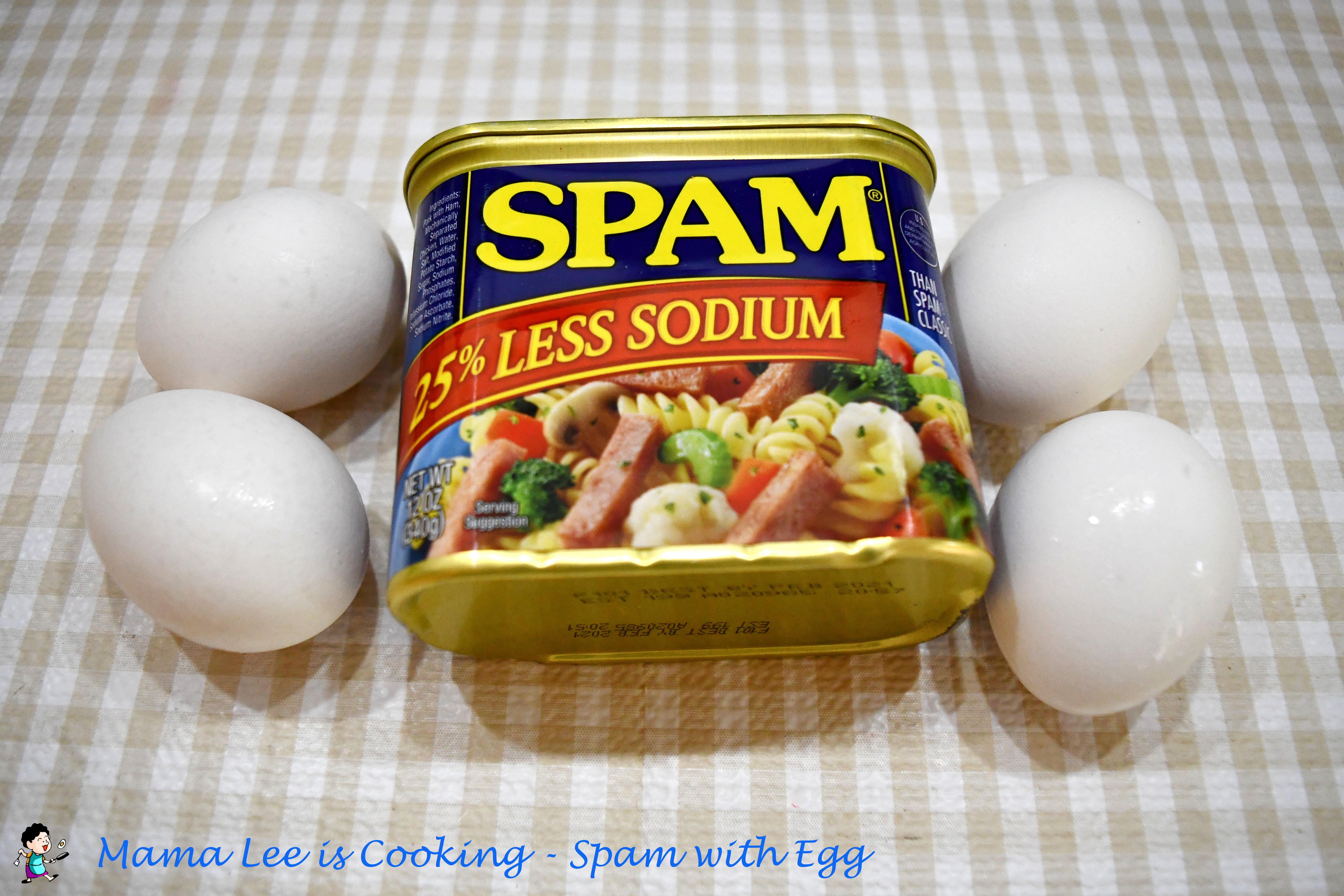 Pan Fried Spam With Egg Filling Mama Lee Is Cooking 